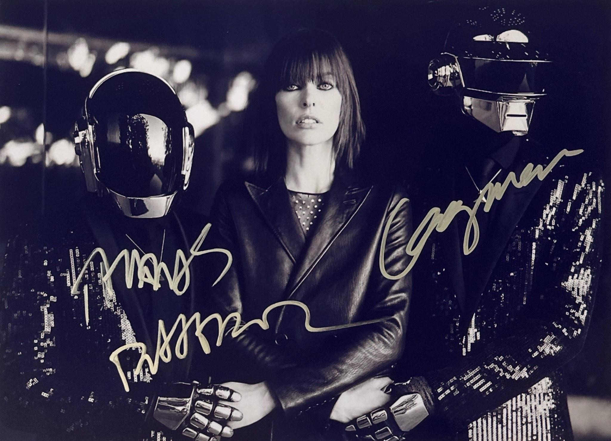 Autograph COA Daft Punk Photo