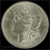 1898 Silver Morgan Dollar (BU)