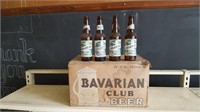 Bavarian Club Beer Cardboard Box with 4 Bottles