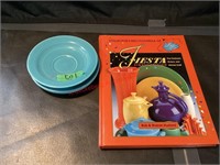 Blue Fiesta Saucers & Collectors Book