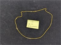 18k Gold 4.4g Necklace