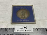 Tower of London Solid Bronze Coin