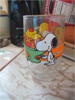 Vintage Snoopy Glass