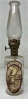 “Let your spirit soar” Antique Oil Lamp