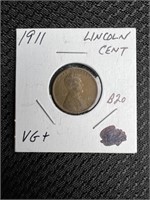 1911 Wheat Penny