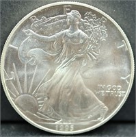 1995 silver eagle coin