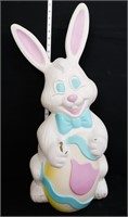 Vntg 26in Easter bunny blow mold, see pics no cord