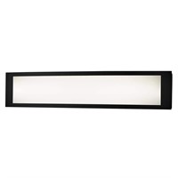 Woodbury 24.6 in. 1-Light Matte Black Integrated L