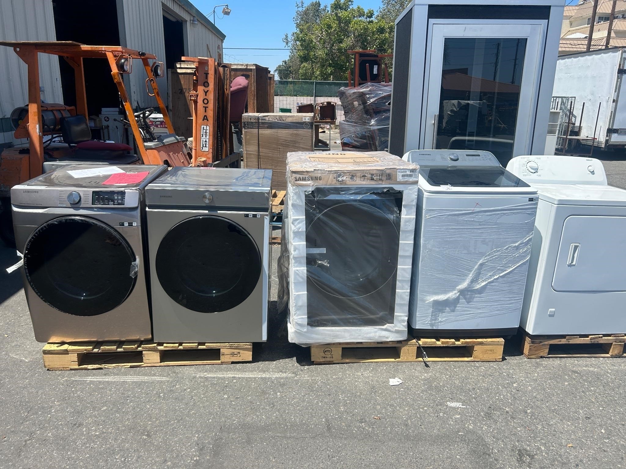 5pc Customer Return AS-IS: Washers & Dryers