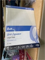 quill legal pads 12 total