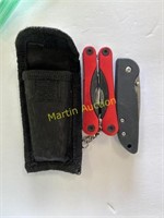 Sheffield Multi Tool w/ Case and Pocket Knife