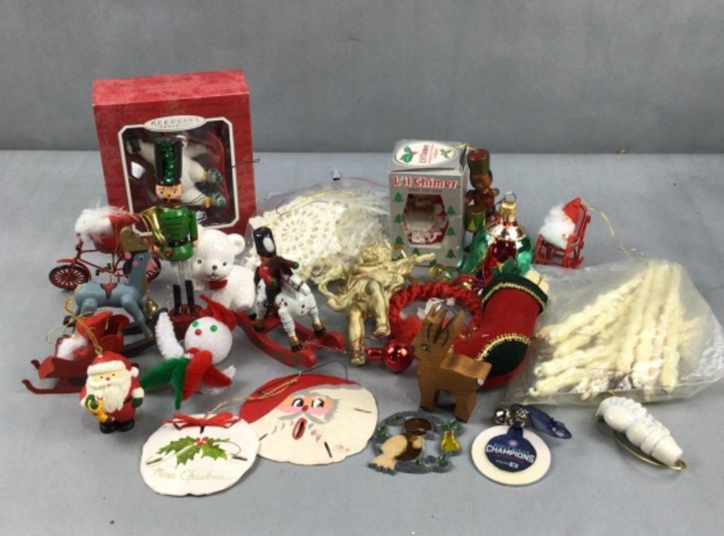 Christmas ornaments and other Christmas