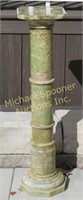 GREEN MARBLE COLUMN