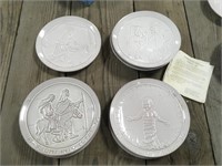 1968-71 Frankoma Christmas Plates