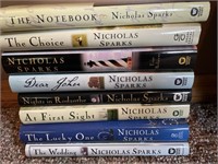 Nicholas Sparks - 8 Hardback Books - The. Rebook,