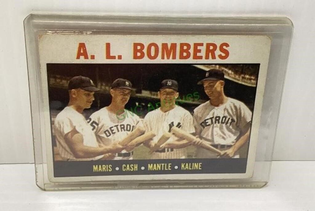 Sports card - 1964 Topps A. L. Bombers featuring