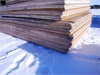 Bundle of 25 sheets of 3/4" smooth finish plywood