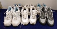 (6) PAIR OF WOMEN'S SIZE 9 1/2 ATHLETIC SHOES....