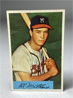 1954 BOWMAN EDDIE MATHEWS #64