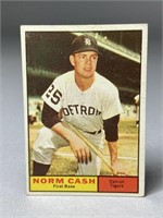 1961 TOPPS NORM CASH #95