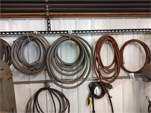 Group of hoses various size