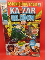 1971 Astonishing Tales Kasar & Dr. Doom Comic Book
