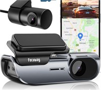 NEW $165 4K Dash Cam Front & Back w/256GB SD Card