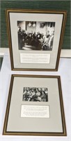 2 FRAMED DILLON COUNTY HISTORY PHOTOS