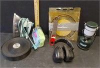 EAR MUFF, IRON, AND MORE