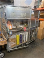 Lot packaging equipment w/ rolling cage cart
