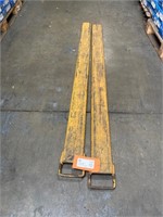 6' long forklift extensions 5" wide