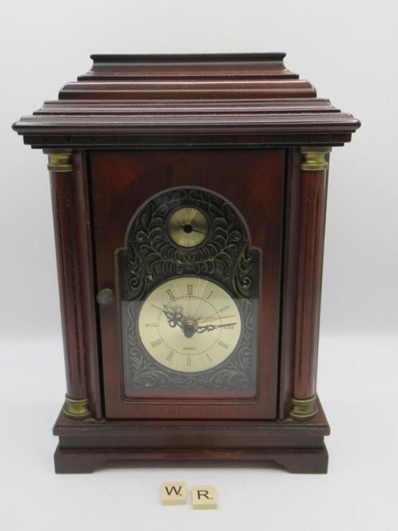 BOMBAY COMPANY CLOCK WITH STORAGE COMPARTMENT