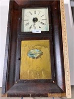Vintage Waterbury wall clock, 8 day 30 hour,