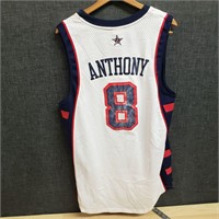 Carmelo Anthony,Reebok, USA M, Jersey,length +2,