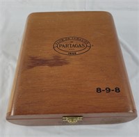 Partagas cigar box, cigars not included.