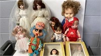 Collector dolls, 2 Effanbees in boxes, 2 brides