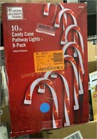 8pk Home Accent 10" Candy Cane Pathway Lights