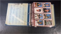 Binder of Bowman 1989 Sports collectible cards