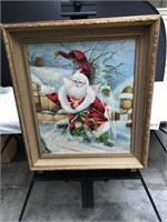 Santa Clause Oil on Canvas