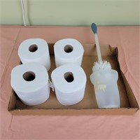Toilet Paper & Toilet Brush