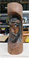 JESUS WOOD CARVING - CHRISTIAN - 16IN