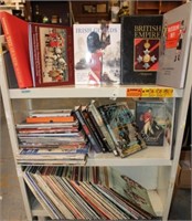 Large Collection of Britsh Books & over 100 Record