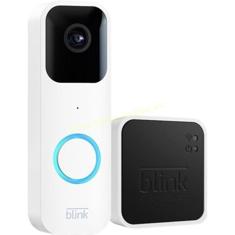 Blink $75 Retail Video Doorbell + Sync Module 2,