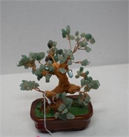 Jade Bead Bonsai Tree in Planter