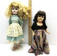 Vintage Dolls, Black Hair doll is Ideal doll