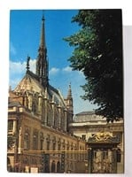 Vintage Post Card Paris La Sainte - Chapelle