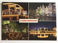 Vintage Post Card Amsterdam Holland Gebr.