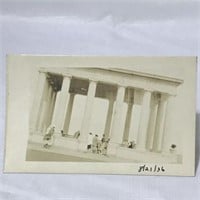 Vintage 1930's Photo Plymouth Rock Mass Great