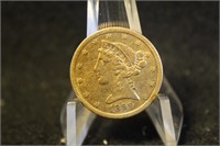 1899-S Liberty Head $5 Pre-33 Gold Coin