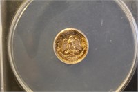 1945-Mo Mexico Certified Gold 2 Peso